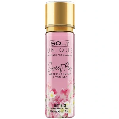 Abbildung von So…? Unique damen Vegan Sweet Pea Duftendes Körpernebel, bodyspray für 150ml