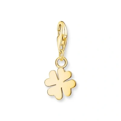 Abbildung von THOMAS SABO Charm Einhänger Kleeblatt vergoldet, 1991 413 39