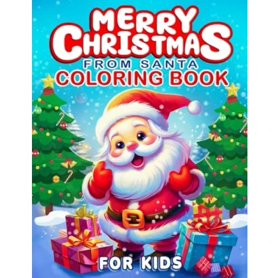 Abbildung von Merry Christmas From Santa: Coloring Book For Kids