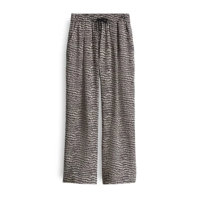Abbildung von OPUS HIGH RISE Cropped WIDE FIT Stoffhose, Damen, Größe: 44, Midnight brown