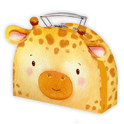 Abbildung von Trötsch Koffer mit Formdeckel Giraffe: Pappkoffer Reisekoffer Kinder Spielkoffer