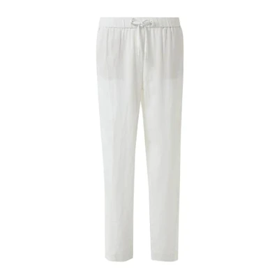 Abbildung von comma casual identity MIT Gummizug Stoffhose, Damen, Größe: 42, Weiß