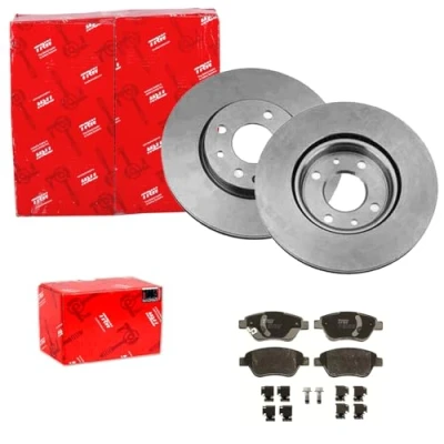 Abbildung von TRW Bremsscheiben 257mm + Beläge vorne passend für 500 FIORINO QUBO LINEA