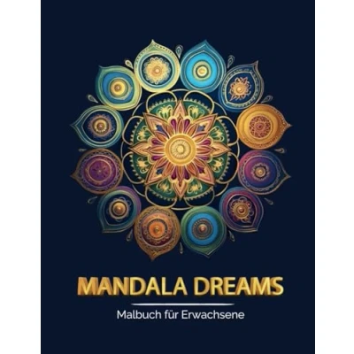 Abbildung von MANDALA DREAMS Malbuch für Erwachsene: 50 traumhaft schöne Anti Stress Mandalas Ausmalbuch Erwachsene zur Entspannung, Stressabbau, Achtsamkeit und Umgang mit Depressionen