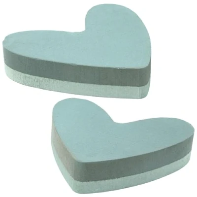 Abbildung von Oasis Steckschaum Foam Frames Herzen 24cm Steckmasse Steckschwamm 2 Stück