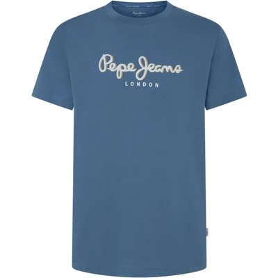 Abbildung von Pepe Jeans ABEL Tshirt print, Herren, Größe: Large, Sea blue