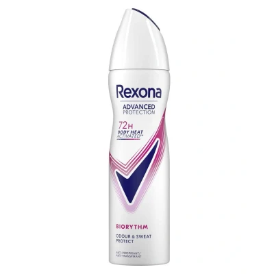 Abbildung von Rexona Women Advanced Protection Biorythm Anti Transpirant Spray 72 Stunden Schutz vor Schweiß und Körpergeruch 6 x 150 ml Vorteilspack