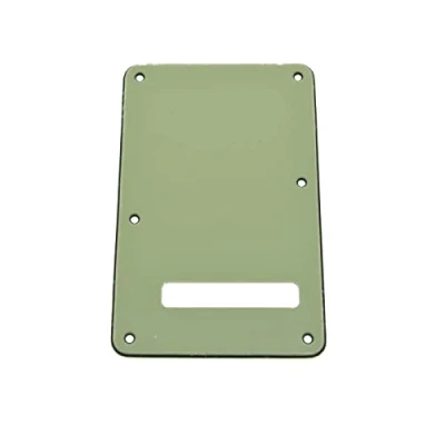 Abbildung von Dopro Northwest Guitars Rückplatte ST Tremolo Cover passend für USA/Mexican Standard Fender Stratocaster Mintgrün 3 lagig