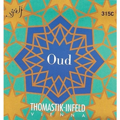 Abbildung von Thomastik 658127 Saiten für Arabische Aoud, Satz 10 saitig mit D blank