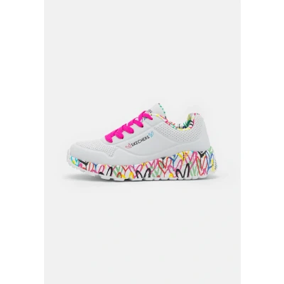 Abbildung von Skechers UNO LITE Sneaker low für Kinder, Größe: 27, White/pink Schuhe