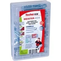 Abbildung von Meister Box UX mit Schrauben und Haken, Dübel