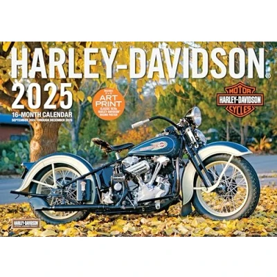 Abbildung von Harley Davidson 17x12 2025: 16 Month Calendar September 2024 through December 2025