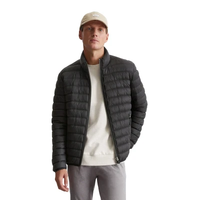 Abbildung von Marc O&#039;Polo TWIN Needle ZIP Pockets Elastic Binding Übergangsjacke, Herren, Größe: XL, Black