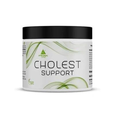 Abbildung von PEAK Cholest Support 90 Kapseln I 15 Portionen zur Cholesterin Wert Unterstützung mit Citrus Bergamot, Olivenblatt Extrakt, Beta Sitosterol, Vitamin B5 vegan 72 g