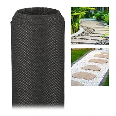 Abbildung von relaxdays Unkrautvlies 5 Meter 50g/m²
