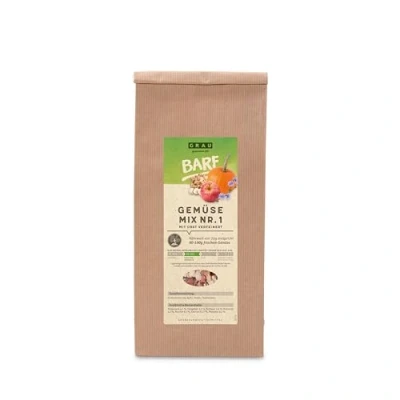 Abbildung von GRAU das Original Trockengemüsemischung mit Obst zum BARFen für Hunde &quot;Mischung Nr. 1&quot;, 1er Pack (1 x 500 g), Ergänzungsfuttermittel