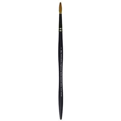 Abbildung von Winsor &amp; Newton 5067007 Professional Sable Aquarell Pinsel aus Kolinski Marderhaar für ausgezeichnete Farbtragekapazität, Sprungkraft, Punktgenauigkeit Rund Nr. 7 4,1 mm kurzer Stiel
