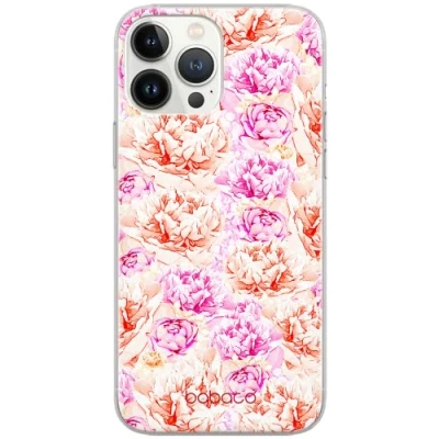 Abbildung von ERT GROUP Handyhülle für Apple iPhone 12/12 PRO Original und offiziell Lizenziertes Babaco Muster Flowers 004 optimal an die Form des Handy angepasst, hülle aus TPU