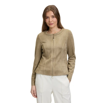 Abbildung von Betty Barclay À Fermeture ZIPPÉE Leichte Jacke, Damen, Größe: 36, Soft olive