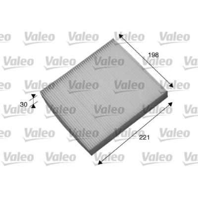 Abbildung von VALEO CLIMFILTER COMFORT 698869 Innenraumfilter Partikelfilter 222mm 200mm 30mm HONDA: CIVIC 6 Aerodeck, Fastback, Stufenheck