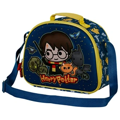Abbildung von Harry Potter Beasty Friends 3D Frühstückstasche, Blau