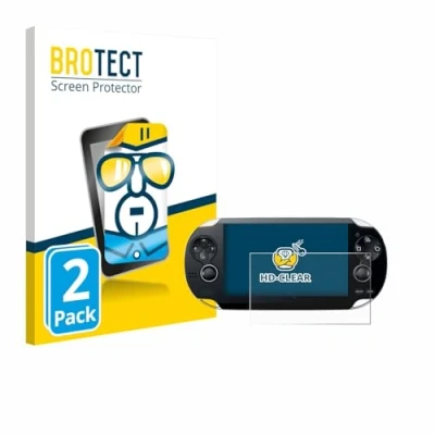 Abbildung von BROTECT (2 Stück Schutzfolie für Sony Playstation PS Vita Displayschutz Folie Ultra Klar