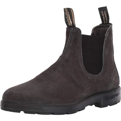 Abbildung von Blundstone Original 500 Series BLU1910 020 Chelseaboots Steel Grey Wax Suede