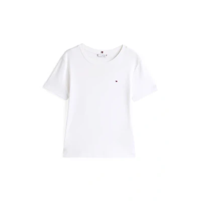 Abbildung von Tommy Hilfiger NEW SLIM CODY Tshirt basic, Damen, Größe: XXS, Ecru
