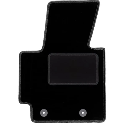 Abbildung von Wielganizator Automatte Passend für Kia Soul II Minivan 2013 Velours Autozubehör Praktische Fußmatte Auto 1 teilig schwarz