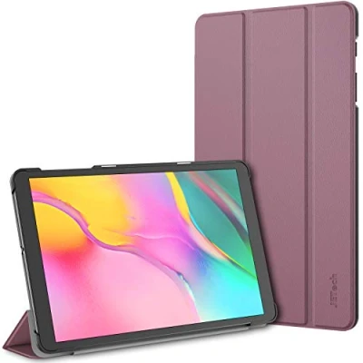 Abbildung von JETech Hülle für Samsung Galaxy Tab A 10,1 2019 (SM T510/T515), Dünn Ständer Harter Rücken Abdeckung Schutzhülle (Lila)
