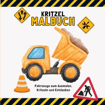 Abbildung von Kritzel Malbuch: Fahrzeuge zum Ausmalen Kritzeln und Entdecken ; Für Kinder ab 1 Jahr
