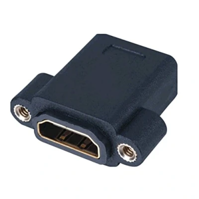 Abbildung von Lyndahl LKPA005 HDMI 1.4 Adapter für Frontplattenmontage, 2X Buchse. Adapter/HDMi Kupplung 2 Kabel zur Plattenmontage