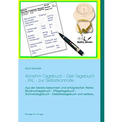 Abbildung von Abnehm Tagebuch Diät XXL zur Selbstkontrolle