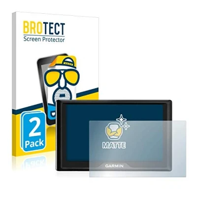 Abbildung von BROTECT Entspiegelungs Schutzfolie für Garmin Drive 50 LM (2 Stück) Matte Displayschutz Folie, Anti Reflex, Fingerprint