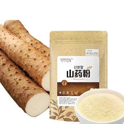 Abbildung von 100g (0.22LB) rein natürliches organisches Yamswurzel Rhizome Extrakt 100% Puder Kräutertee duftender Tee blumentee Botanischer Krauttee Grüner Roher chinesischer