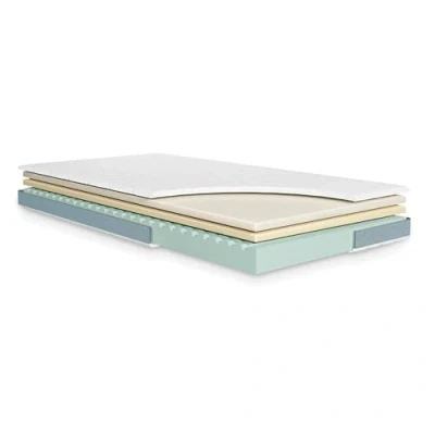 Abbildung von Julius Zöllner Jugendmatratze Multiflow Junior Premium Juniormatratze, Dreischichtiger Kaltschaumkern für hohen Schlafkomfort, OEKO TEX Standard 100, Made in Germany, Größe 140x200cm