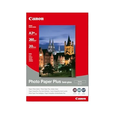 Abbildung von Canon SG 201 Fotopapier Plus seidenglanz A3+ 329x483mm 260 g/m² 20 Blatt