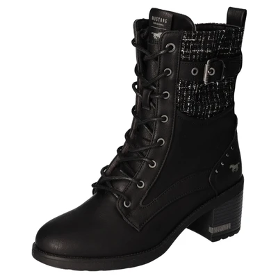 Abbildung von Mustang Cowboy/Bikerstiefelette, Damen, Größe: 36, Zwart Schuhe