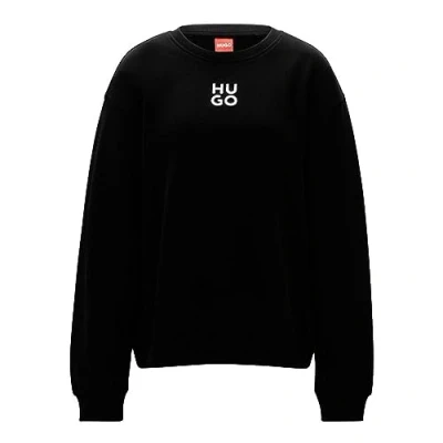 Abbildung von HUGO Classic CREW Sweatshirt, Damen, Größe: Medium, Black one