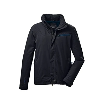 Abbildung von killtec Herren Funktionsjacke mit einrollbarer Kapuze, packbar KOS 26 MN JCKT, dunkelnavy, XL, 38288 000