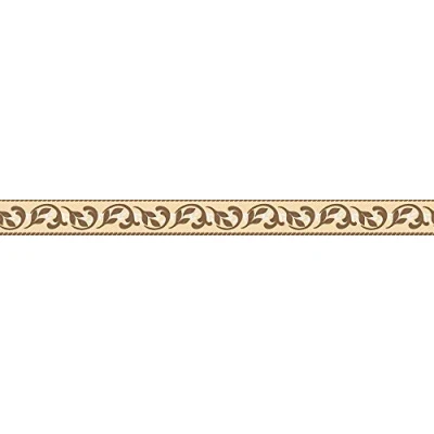 Abbildung von A.S. Création Bordüre &quot;Only Borders&quot;, Retro, Uni Tapete Modern Beige Grau Metallic floral, selbstklebend