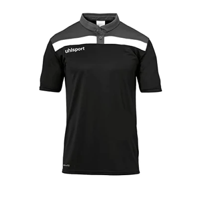 Abbildung von uhlsport Herren Offense 23 Polo Shirt Poloshirt, schwarz/Anthra/Weiß, M