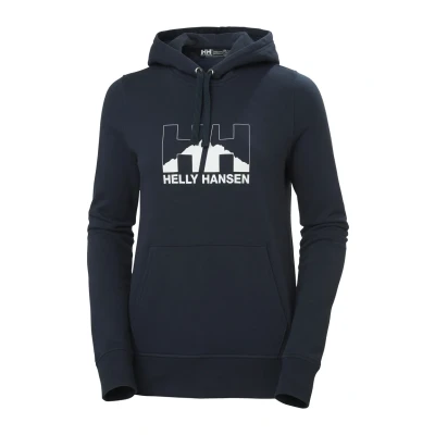 Abbildung von Helly Hansen NORD Graphic Kapuzenpullover navy, Damen, Größe: XS, Navy