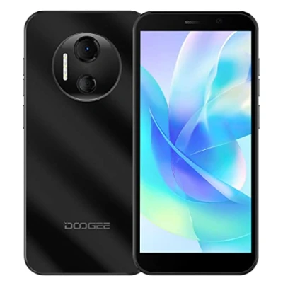 Abbildung von DOOGEE Android 12 Smartphone ohne Vertrag X97 PRO, Helio G25 Octa Core 4GB+64GB, 4200mAh Akku, 12MP DUAL Kamera, 6,0&#039;&#039; HD+ Handy, SIM+SD (3 Kartensteckplatz),NFC GPS Gesichts Entsperrung Schwarz