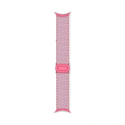 Abbildung von Gewebtes Armband für die Google Pixel Watch Kompatibel mit der Watch, 2 und 3 (41 mm) Peony