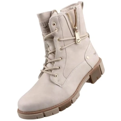 Abbildung von Mustang 1443602 Snowboot/Winterstiefel, Damen, Größe: 36, Beige Schuhe