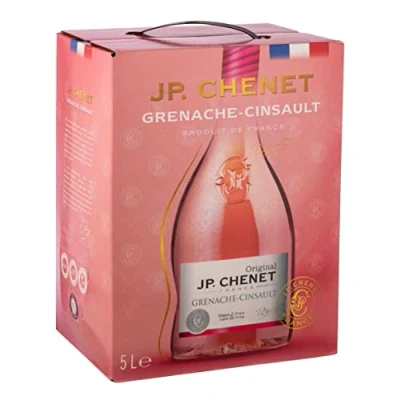 Abbildung von J.P. Chenet Original Grenache Cinsault Roséwein aus Pays d&#039;Oc, Frankreich Großpackungen Wein Bag in Box 5l (1 x 5 L)