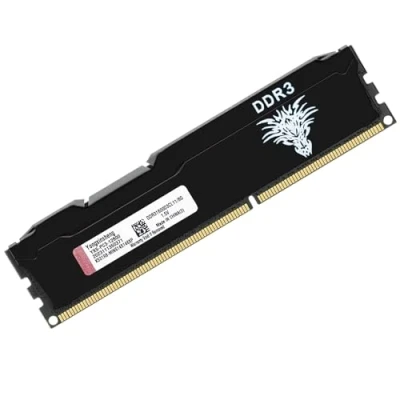 Abbildung von DDR3 8GB Desktop RAM 1600MHz PC3 12800 UDIMM Non ECC Unbuffered 1.5V 2Rx8 Dual Rank 240 Pin CL11 PC Computer Memory Upgrade Module Arbeitsspeicher Kit (Schwarz)