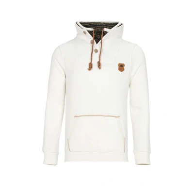 Abbildung von Cipo &amp; Baxx Fusion Kapuzenpullover, Herren, Größe: Medium, Ecru