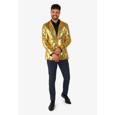Abbildung von Suitmeister Sequins Sakko, Herren, Größe: XXL, Gold